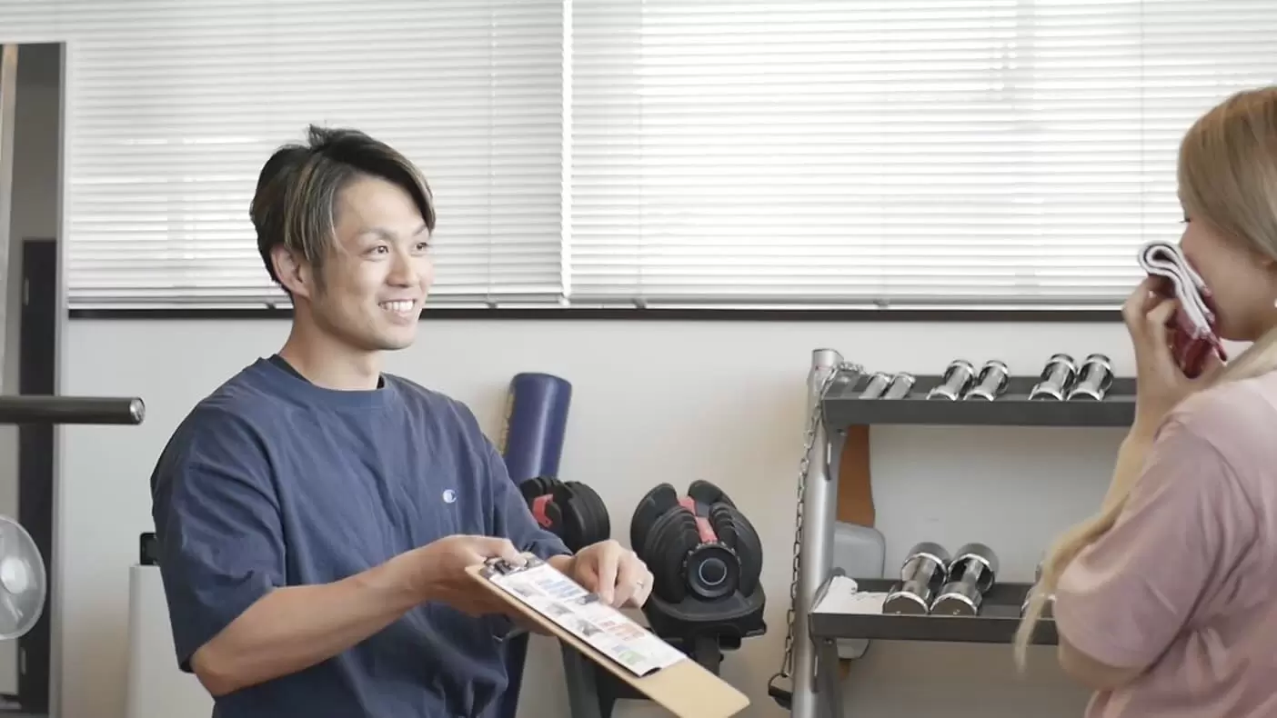 ACEGYM ご案内の様子